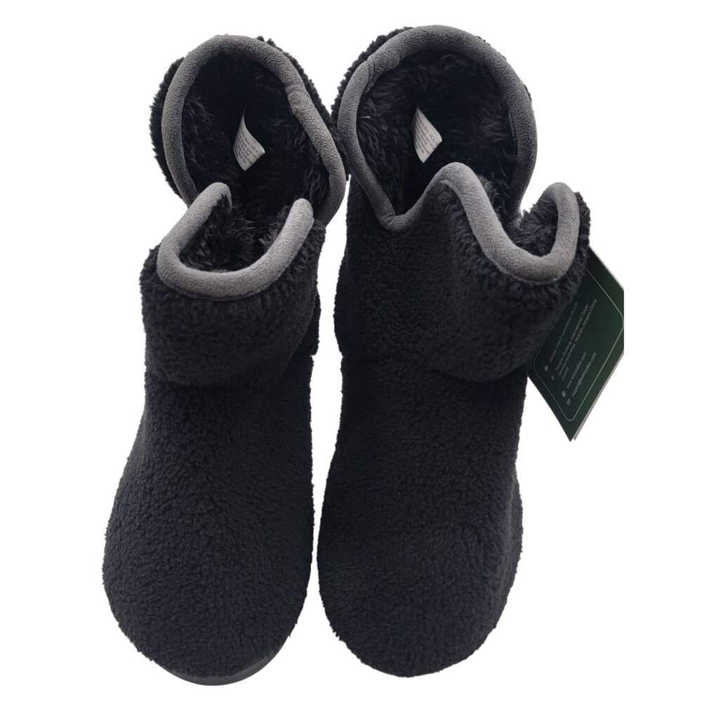 Wishcotton Ankle Boot Slippers Sherpa Lined  Womens Size 8